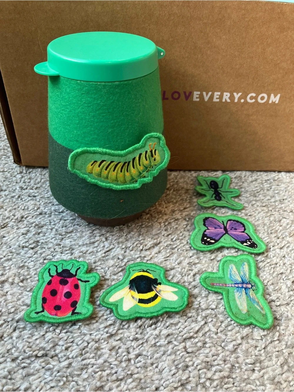 Lovevery Fuzzy Bug Shrub - Adventure Playkit - Complete